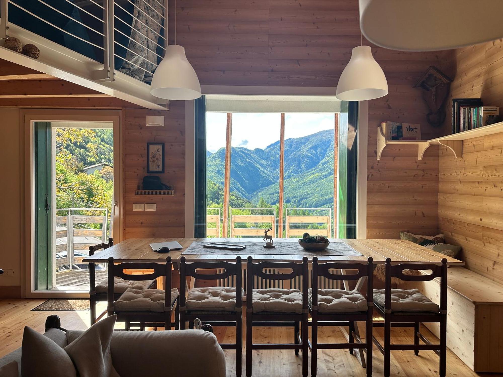 Cielo E Terra Chalet Zencheri Con Vista Panoramica Piazza  Eksteriør bilde