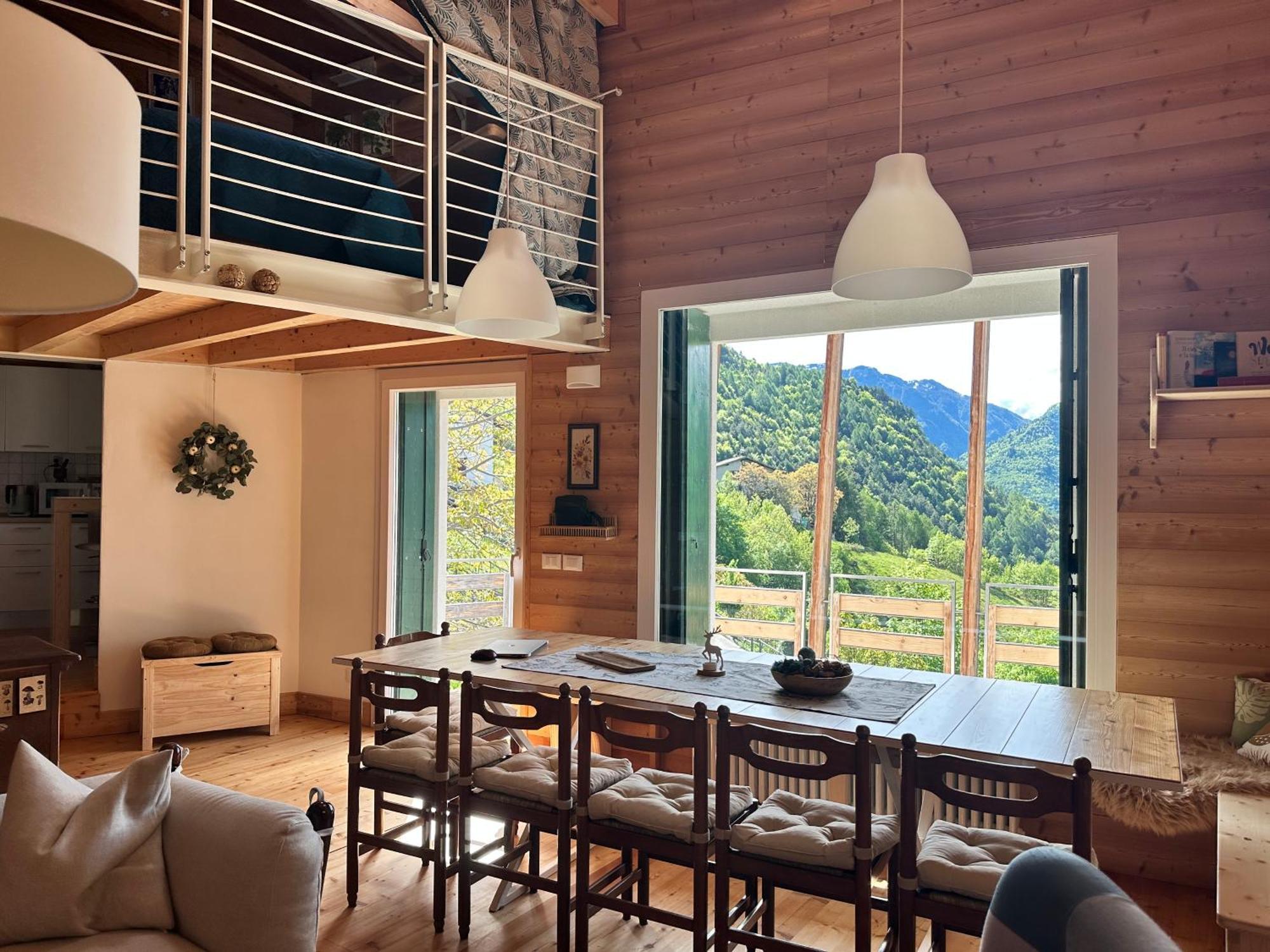 Cielo E Terra Chalet Zencheri Con Vista Panoramica Piazza  Eksteriør bilde